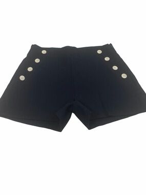 Banana Republic Shorts Womens 10P Sailor Navy Blue High Waist Button Nautical